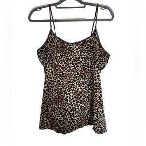 Ambiance apparel Leopard Print Cami Tank Top